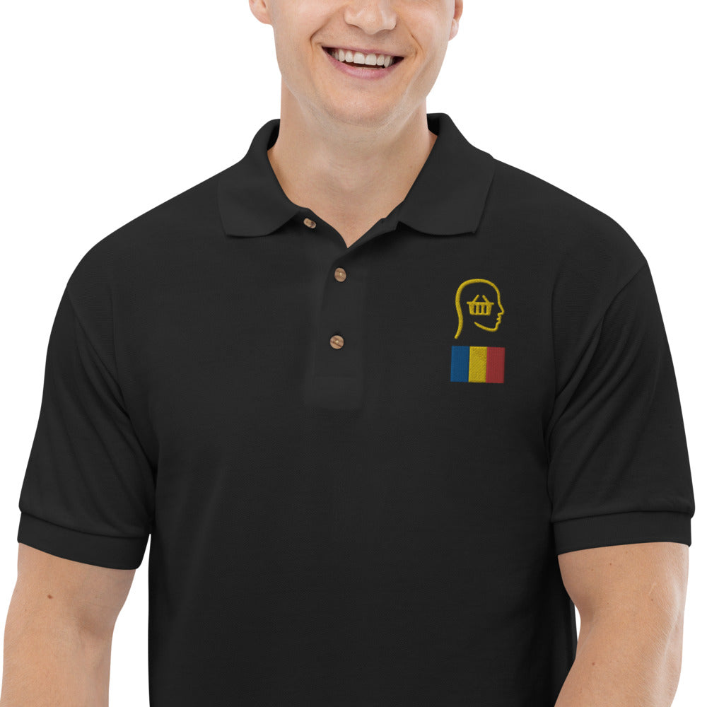 Romania Embroidered Polo Shirt